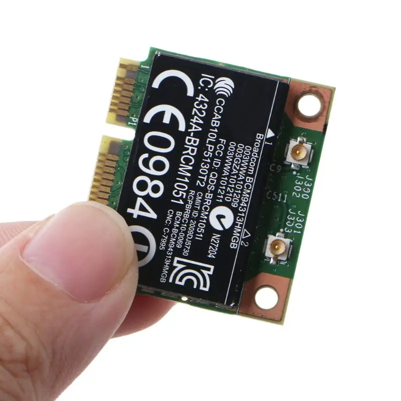 Для Broadcom BCM94313HMGB BCM20702 Wifi + 4 0 Bluetooth половинный мини PCI-E адаптер беспроводной карты