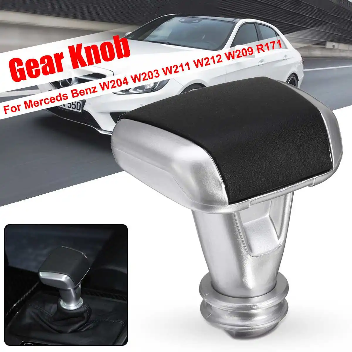 PU Leather Car Gear Shift Knob Stick For Mercedes for Benz C E CLK CLS SLK W204 W203 W211 W212 W209 R171
PU Leather Car Gear Shift Knob Stick For Mercedes for Benz C E CLK CLS SLK W204 W203 W211 W212 W209 R171