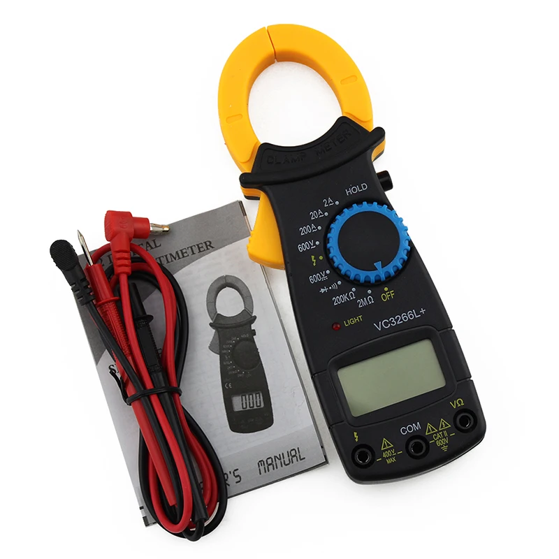 New Digital Clamp Multimeter AC DC Volt Voltage Amp Ohm Electronic Tester Meter
New Digital Clamp Multimeter AC DC Volt Voltage Amp Ohm Electronic Tester Meter