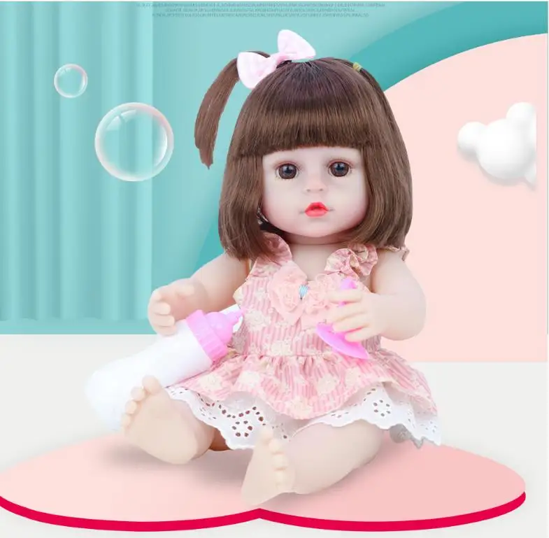 38CM Baby Reborn Dolls Vinyl Diy sleep Toys For Girls Realistic Baby Doll Lifelike Soft Toddler Reborn Bebe Reborn Realista
38CM Baby Reborn Dolls Vinyl Diy sleep Toys For Girls Realistic Baby Doll Lifelike Soft Toddler Reborn Bebe Reborn Realista
