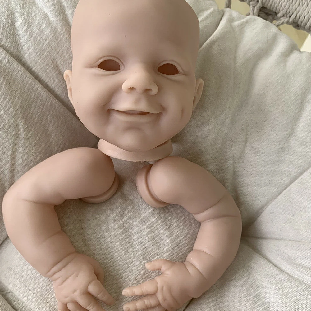 22inch Soft Vinyl Blank Home Reborn Doll Kit Head Limbs Cloth Body Unfinished Unpainted Lifelike Gift Accessories DIY Mold
22inch Soft Vinyl Blank Home Reborn Doll Kit Head Limbs Cloth Body Unfinished Unpainted Lifelike Gift Accessories DIY Mold