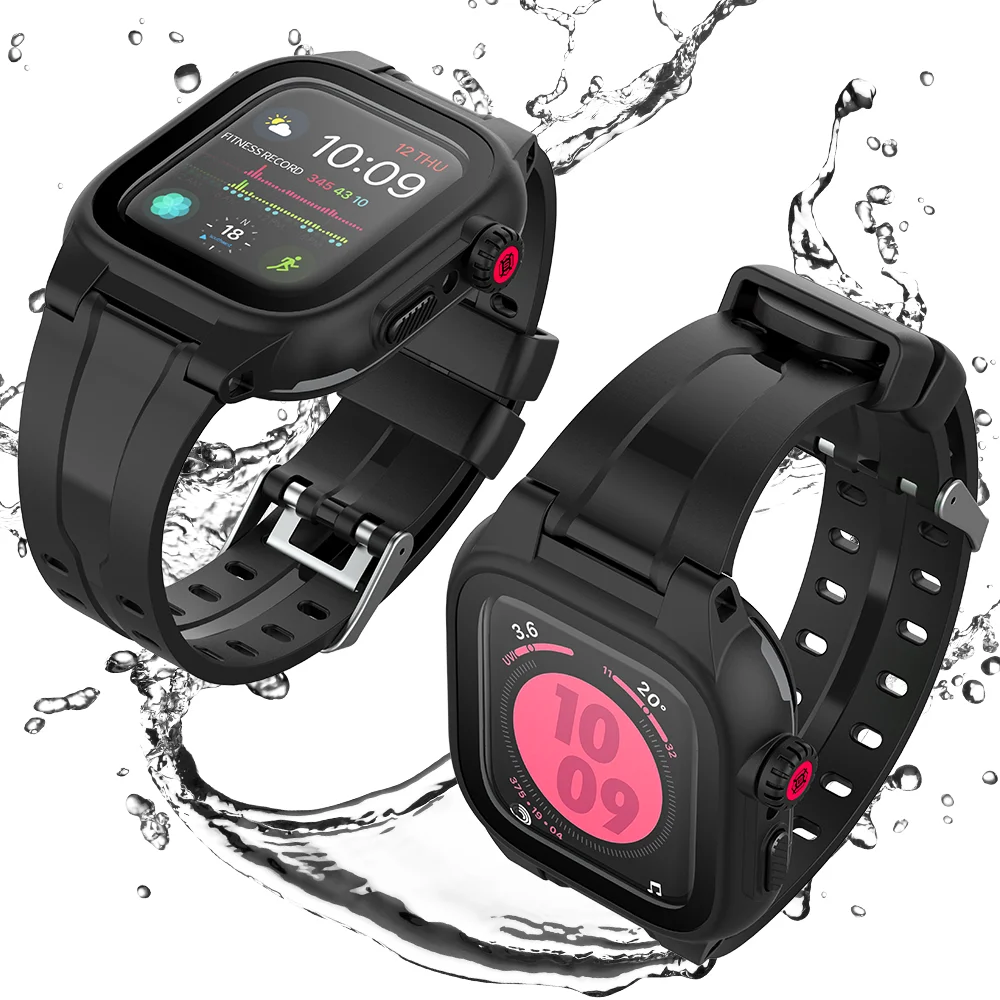 Waterproof Protector Watch strap Band Dirtproof Bumper Shockproof Full Case for Apple Watch iwatch Series 6/5/4 44mm Cover Shell
Waterproof Protector Watch strap Band Dirtproof Bumper Shockproof Full Case for Apple Watch iwatch Series 6/5/4 44mm Cover Shell