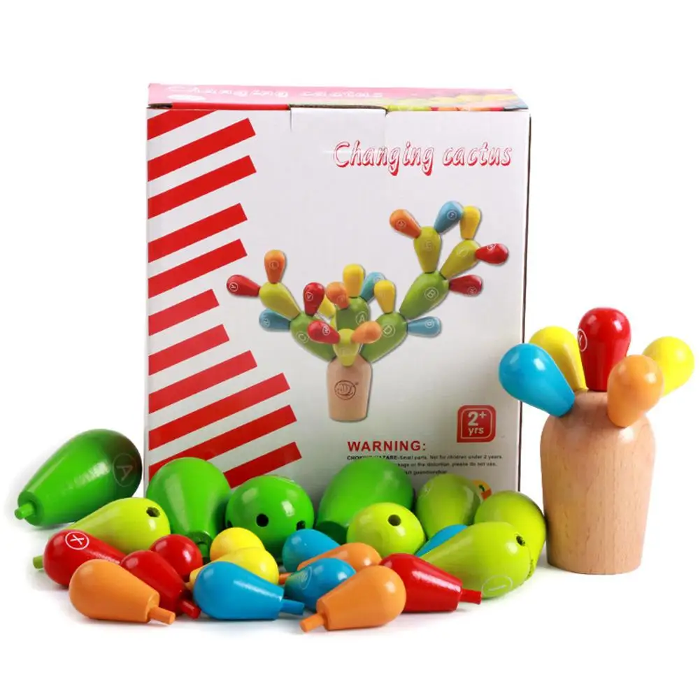 Wooden Educational Montessori Balancing Cactus Toy Stacking Rainbow Puzzles Wood Gift for Preschool Toddlers Durable Puzzle Toy
Wooden Educational Montessori Balancing Cactus Toy Stacking Rainbow Puzzles Wood Gift for Preschool Toddlers Durable Puzzle Toy