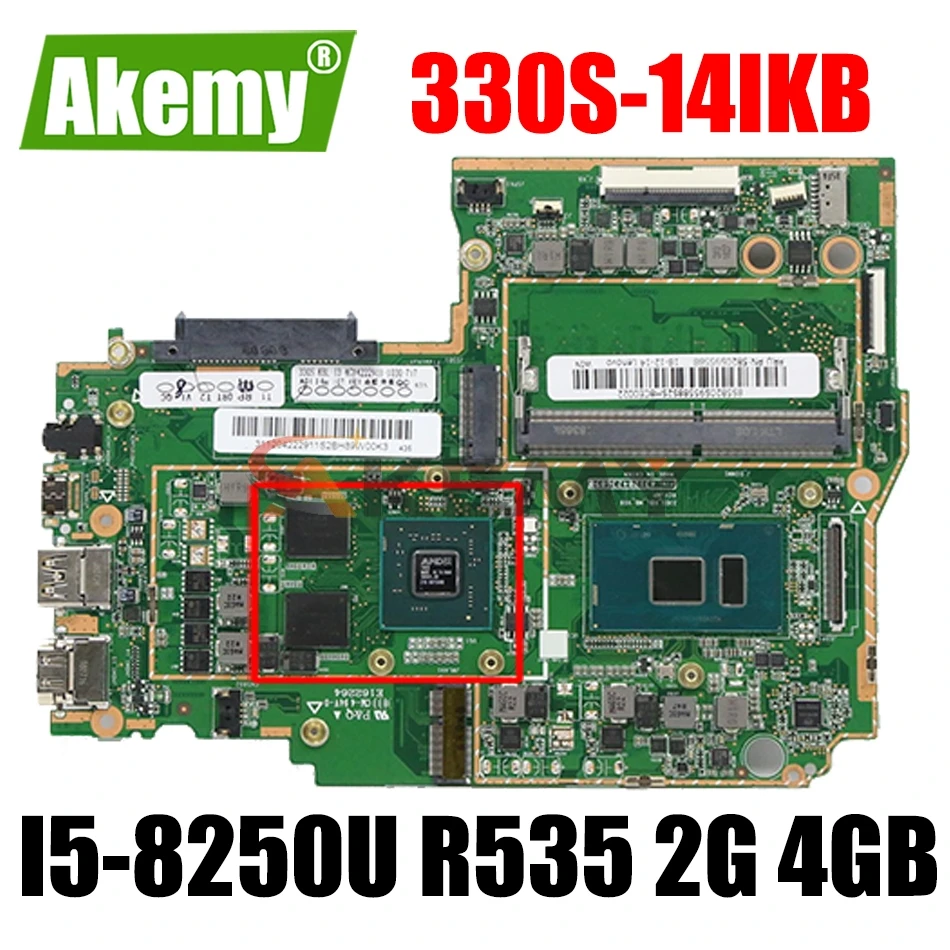 330S-KBL-MB для Lenovo IdeaPad 330S-14IKB материнская плата портативного компьютера с процессор I5-8250U GPU R535 2G 4 ГБ ОЗУ 100% полностью протестирована
330S-KBL-MB для Lenovo IdeaPad 330S-14IKB материнская плата портативного компьютера с процессор I5-8250U GPU R535 2G 4 ГБ ОЗУ 100% полностью протестирована