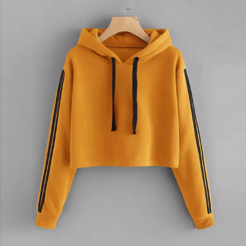 Women Crop Top Sweatshirt Hoodie Solid Lace Up Drawstring Long Sleeve Harajuku Sweatershirt Hoodie Tops Dropshipping 2020
Women Crop Top Sweatshirt Hoodie Solid Lace Up Drawstring Long Sleeve Harajuku Sweatershirt Hoodie Tops Dropshipping 2020