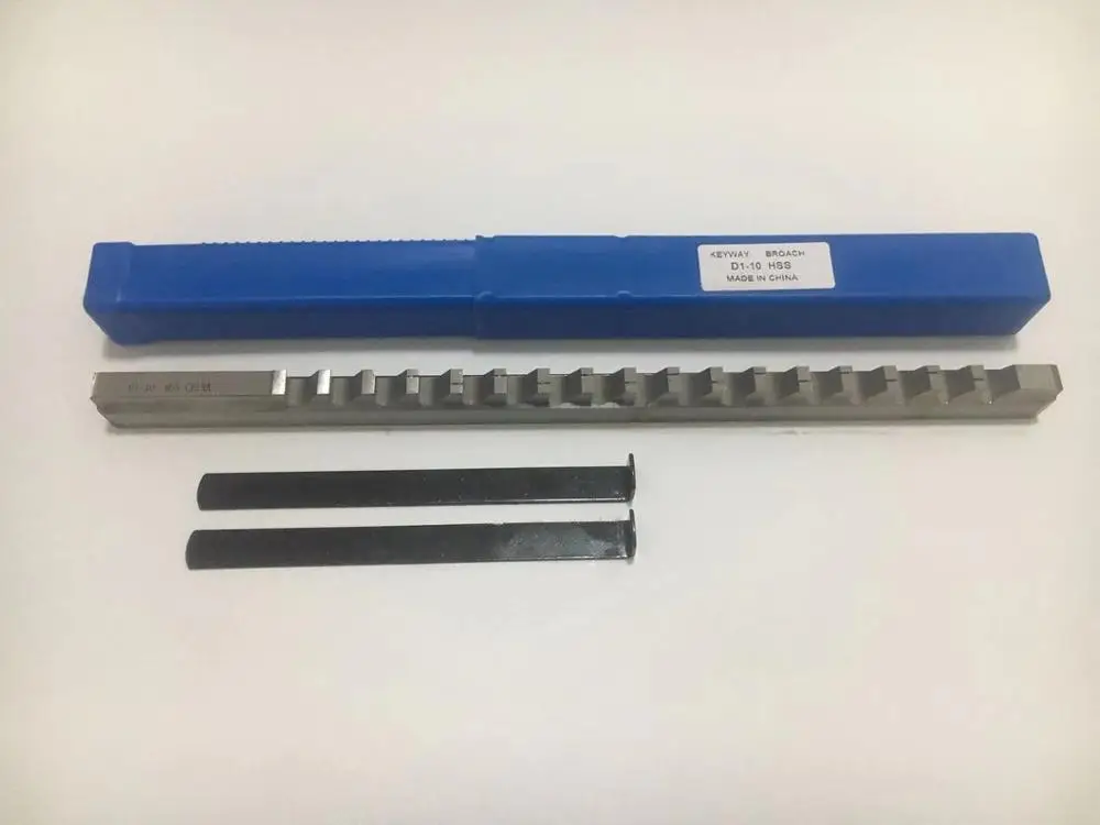 Keyway Broach режущий инструмент метрический размер 10 мм D Push Type с Shim HSS Broaching Режущий для
