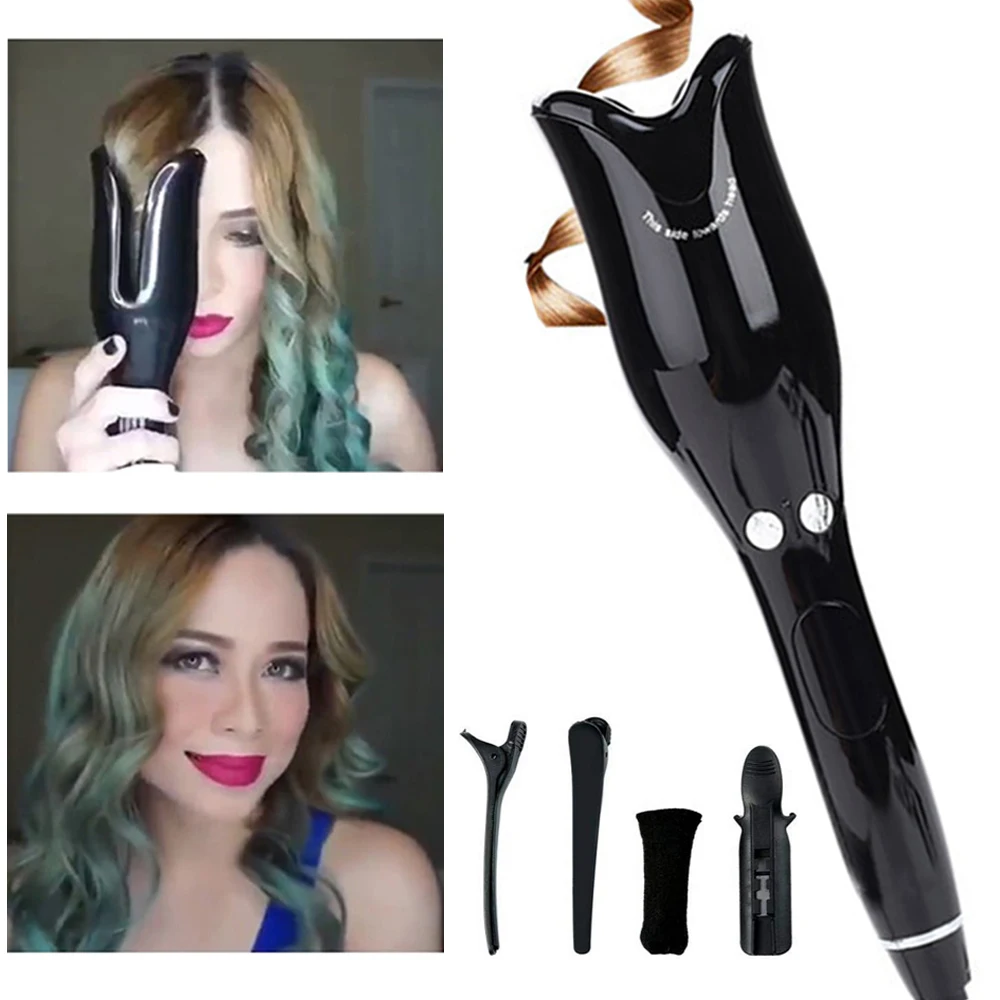 Automatic Hair Curler Wireless Ceramic Curling Iron Tongs Air Curler Curling Wand Hair Waver Styler Tools Portable Hair Crimper
Automatic Hair Curler Wireless Ceramic Curling Iron Tongs Air Curler Curling Wand Hair Waver Styler Tools Portable Hair Crimper