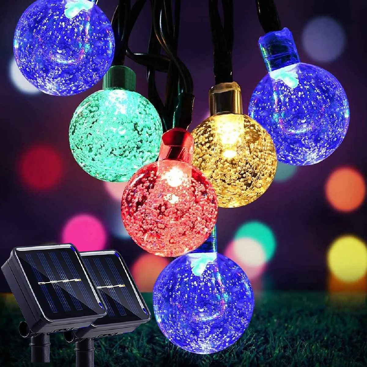 100 LED Solar String Lights Waterproof Crystal Globe Lights for Garden Yard Home Wedding Christmas Decoration Solar Bulbs
100 LED Solar String Lights Waterproof Crystal Globe Lights for Garden Yard Home Wedding Christmas Decoration Solar Bulbs