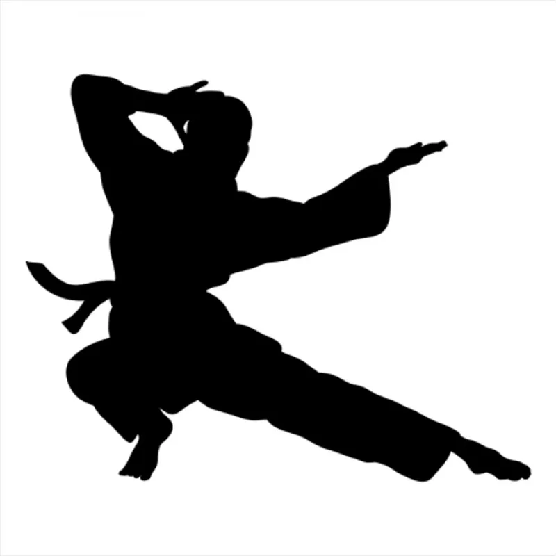 Каратэ Kick наклейка для Автомобиля Заднее лобовое стекло грузовик внедорожник
