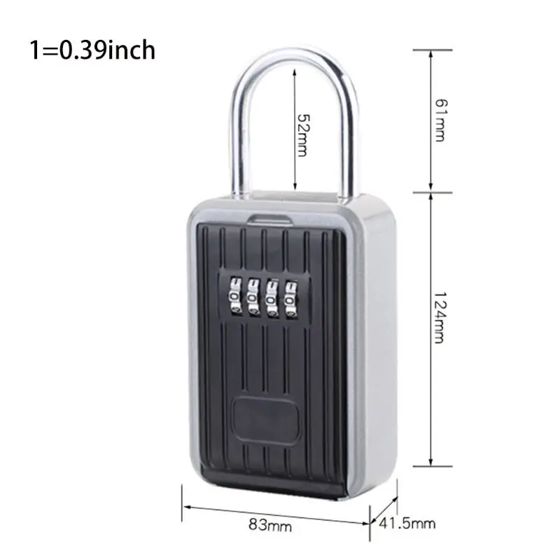 2021 New Key Lock Box with 4-Digit Combination for House Key Wall Mounted Padlock
2021 New Key Lock Box with 4-Digit Combination for House Key Wall Mounted Padlock