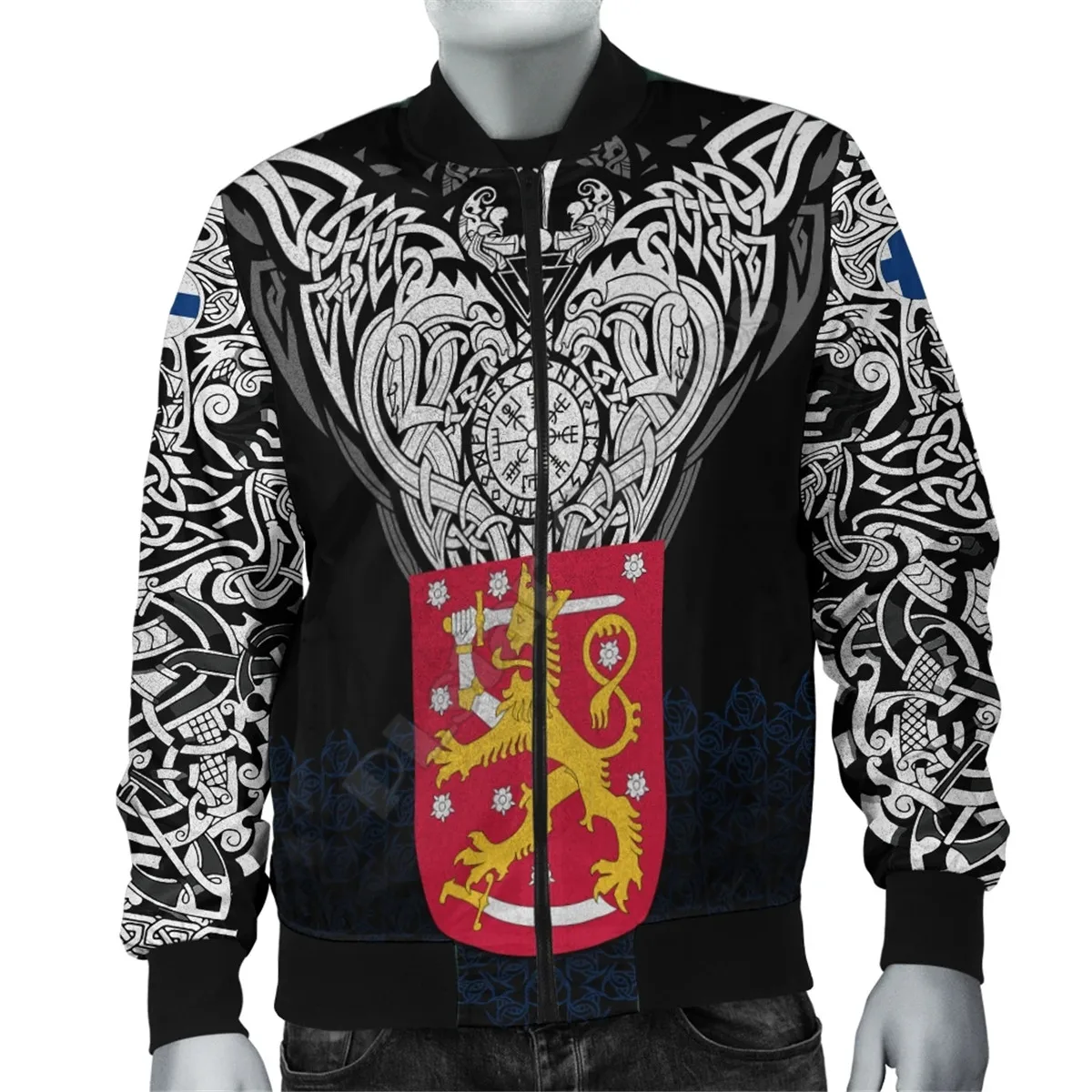 Viking Style Bomber Jacket Finland Viking Symbol 3D Printed thick Flight Jacket casual Women Fo Men Warm winter zipper coat
Viking Style Bomber Jacket Finland Viking Symbol 3D Printed thick Flight Jacket casual Women Fo Men Warm winter zipper coat