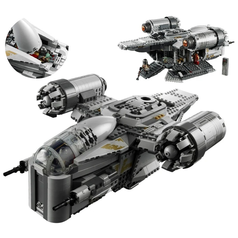 Конструктор Ucs Razor Crest по модели, совместимый с 75292 Star Toys & wars, для детей рождественские игрушки, подарки
Конструктор Ucs Razor Crest по модели, совместимый с 75292 Star Toys & wars, для детей рождественские игрушки, подарки