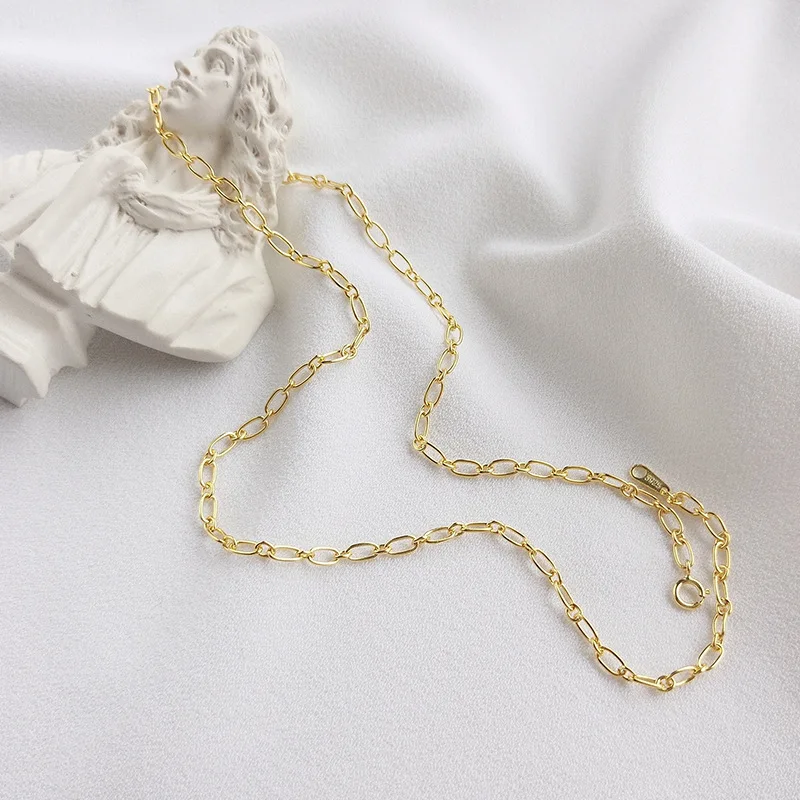 Harlig sterling silver 925 gold color vintage long cross-chain for women allergy free fashion jewelry trendy style
Harlig sterling silver 925 gold color vintage long cross-chain for women allergy free fashion jewelry trendy style