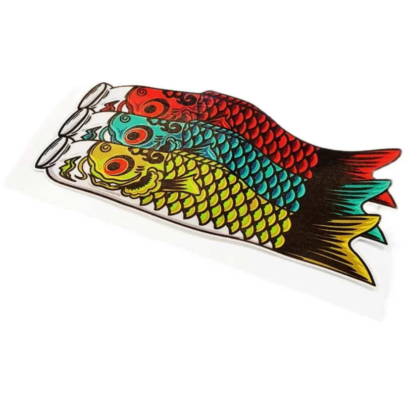 G132 17x8.5cm Japanese Elements Lucky Charm Cartoon Fish Motorcycle Bicycle Decoration Car Reflective Sticker and Decals
G132 17x8.5cm Japanese Elements Lucky Charm Cartoon Fish Motorcycle Bicycle Decoration Car Reflective Sticker and Decals