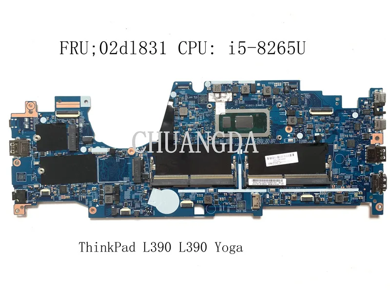 Материнская плата для ноутбука Lenovo ThinkPad L390 Yoga Lkl-2 18724-1 FRU 02dl831 CPU: i5-8265U | Компьютеры и