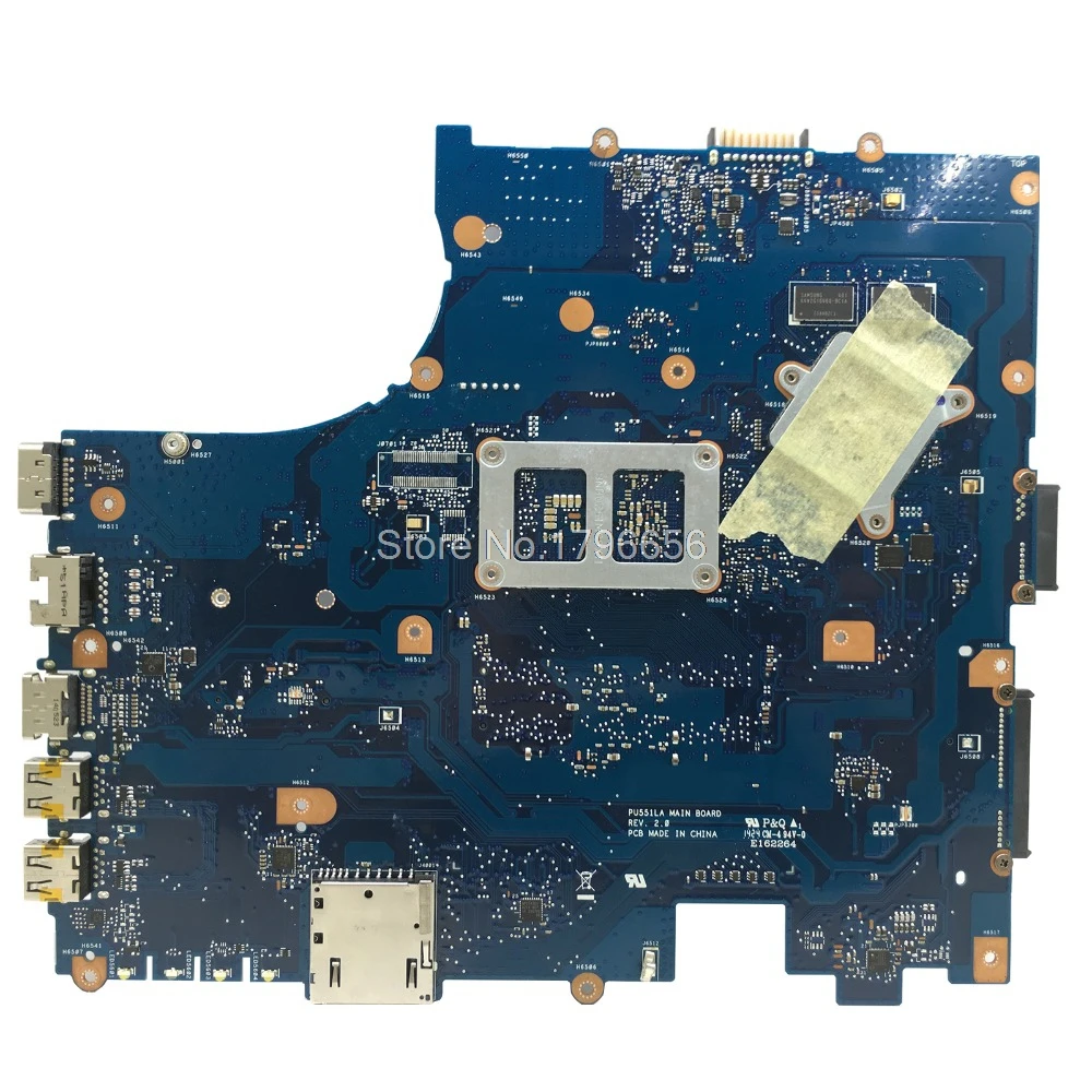 PU551LD Laptop motherboard For Asus PU551LD P551L PU551LA PRO551L mainboard motherboard test 100% ok GT820M I5-4210U/i7-4510U 
PU551LD Laptop motherboard For Asus PU551LD P551L PU551LA PRO551L mainboard motherboard test 100% ok GT820M I5-4210U/i7-4510U