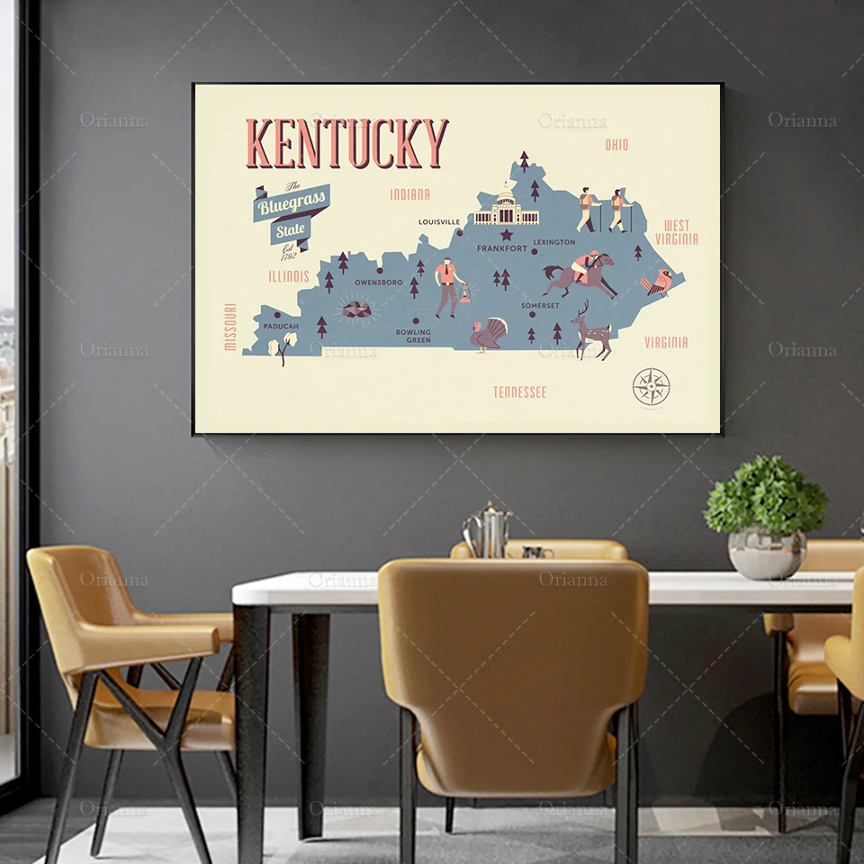 Kentucky Prints Map, The Bluegrass State Map, Home State Map, Kentucky State Poster, Modern Family Map Decor, State Family Map
Kentucky Prints Map, The Bluegrass State Map, Home State Map, Kentucky State Poster, Modern Family Map Decor, State Family Map