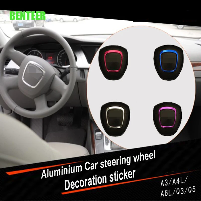 Aluminum car steering wheel decoration for audi Quattro Sline A3 A4 A5 A6 A7 A8 TT S3 S4 S5 S6 S7 S8 Q3 Q5 Q7
Aluminum car steering wheel decoration for audi Quattro Sline A3 A4 A5 A6 A7 A8 TT S3 S4 S5 S6 S7 S8 Q3 Q5 Q7