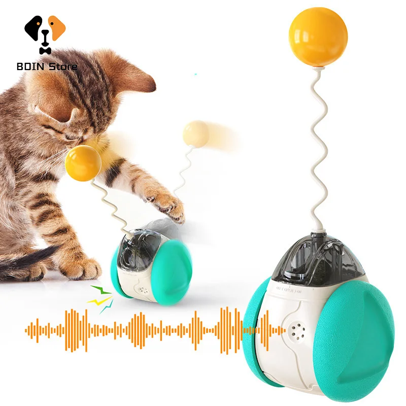 Sounding Tumbler Cat Toy Self-hey Funny Cat Stick Food Spiller Catnip Tumbler Balance Car Cat Supplies
Sounding Tumbler Cat Toy Self-hey Funny Cat Stick Food Spiller Catnip Tumbler Balance Car Cat Supplies