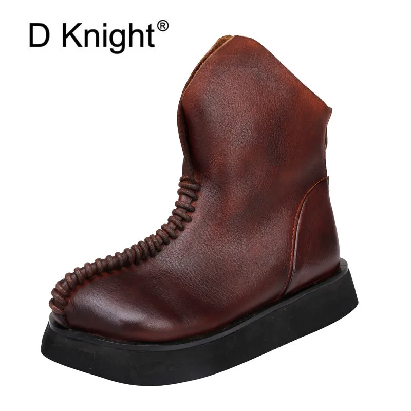 2021 New Arrivals INS Woman Real Cow Leather Ankle Boots Back Zipper Shoes Woman Short Autumn Spring Boot Platform Heel Footwear
2021 New Arrivals INS Woman Real Cow Leather Ankle Boots Back Zipper Shoes Woman Short Autumn Spring Boot Platform Heel Footwear