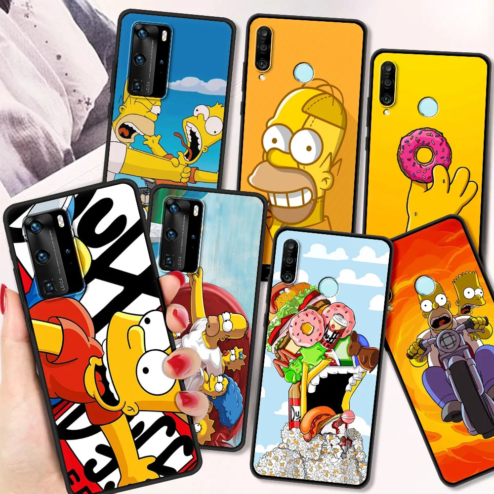 Cartoon Homer S-Simpson Fundas Case For Huawei P30 Pro P40 Lite E P Smart Y6 Y7 2019 Phone Cover Soft For Huawei P30 Lite Shell
Cartoon Homer S-Simpson Fundas Case For Huawei P30 Pro P40 Lite E P Smart Y6 Y7 2019 Phone Cover Soft For Huawei P30 Lite Shell