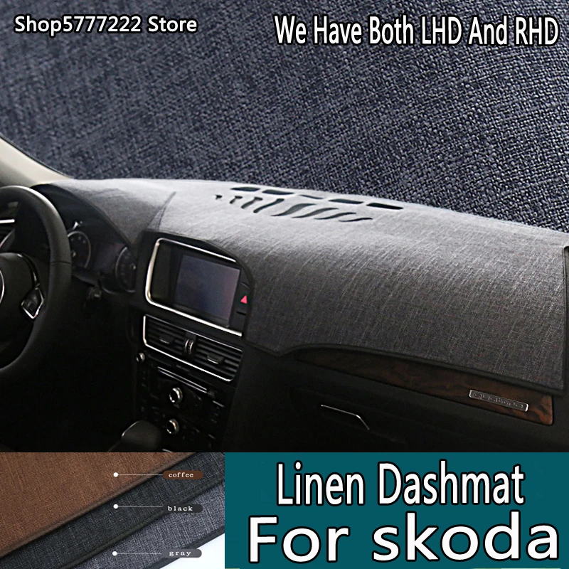 car styling accessories carpet Linen noslip dashmat dashboard cover For skoda Fabia Octavia Rapid Superb Kodiaq Karoq yeti
car styling accessories carpet Linen noslip dashmat dashboard cover For skoda Fabia Octavia Rapid Superb Kodiaq Karoq yeti