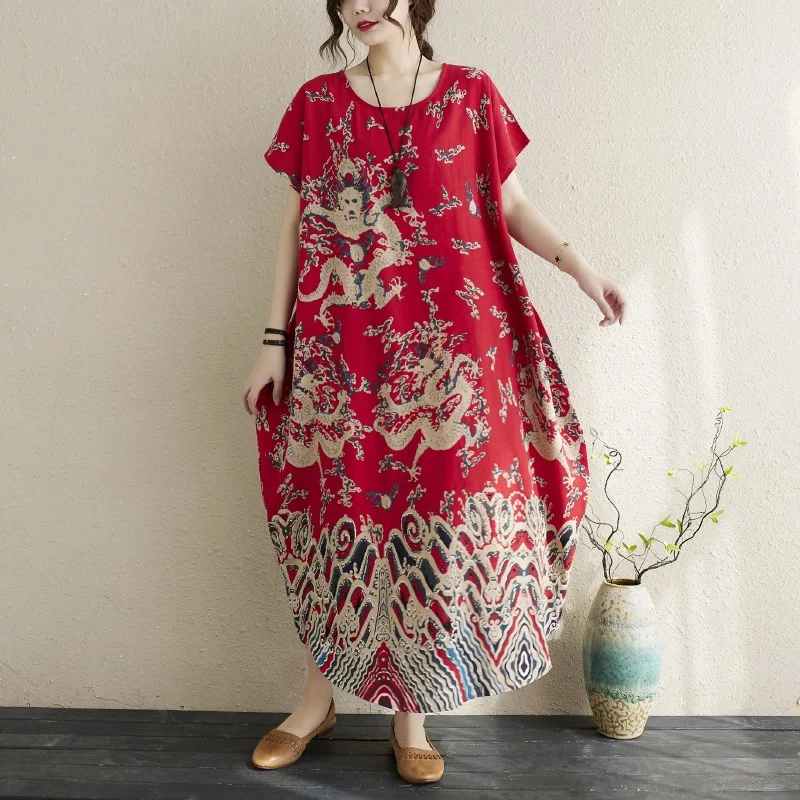 short sleeve plus size cotton linen vintage dresses for women casual loose long woman summer dress elegant clothes 2021 sundress
short sleeve plus size cotton linen vintage dresses for women casual loose long woman summer dress elegant clothes 2021 sundress