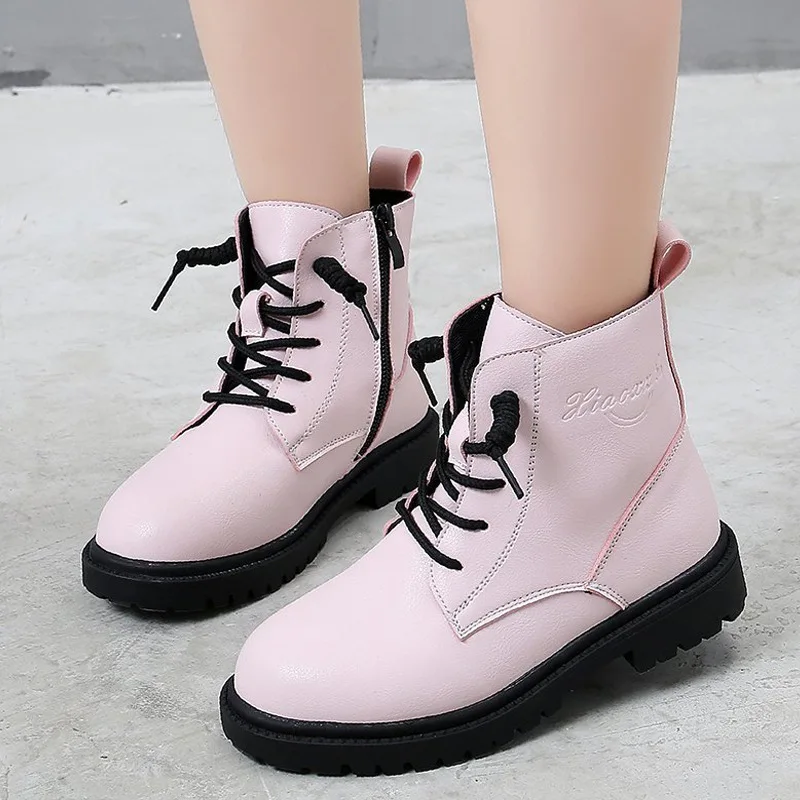 2020 Autumn Winter Children Martin Boots Boys Girls Leather Short Boots Simple Student Outdoor Casual Shoes Kids Warm Boots
2020 Autumn Winter Children Martin Boots Boys Girls Leather Short Boots Simple Student Outdoor Casual Shoes Kids Warm Boots