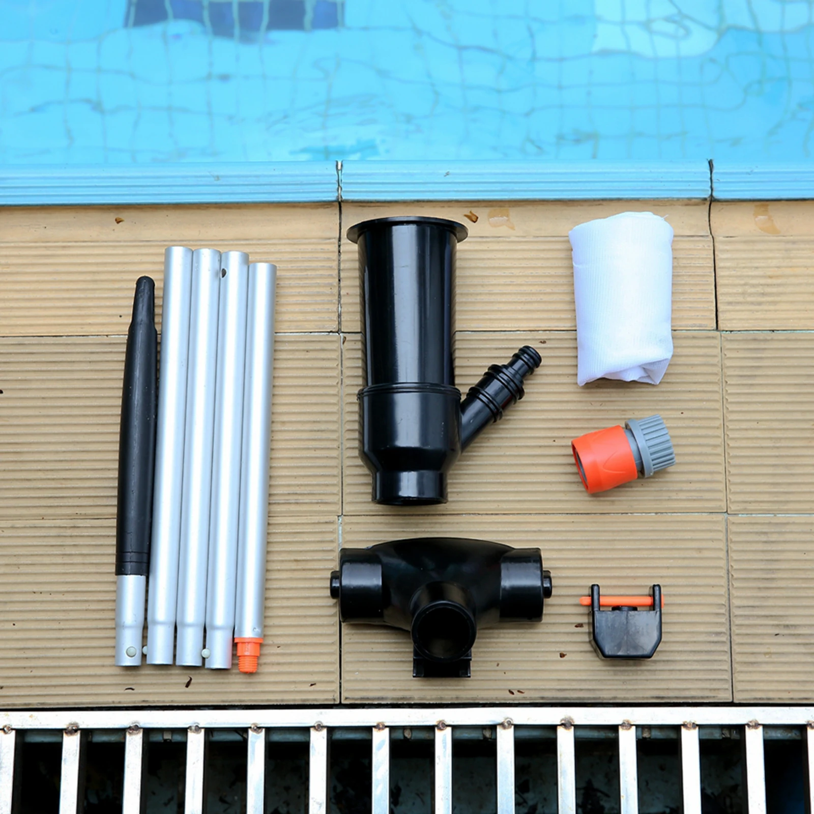 Swimming Pool Fountain Vacuum Jet Cleaner Pool Cleaning Tools Supplies Accessories with 120cm 5 Section Pole for Pond Tub Pool
Swimming Pool Fountain Vacuum Jet Cleaner Pool Cleaning Tools Supplies Accessories with 120cm 5 Section Pole for Pond Tub Pool