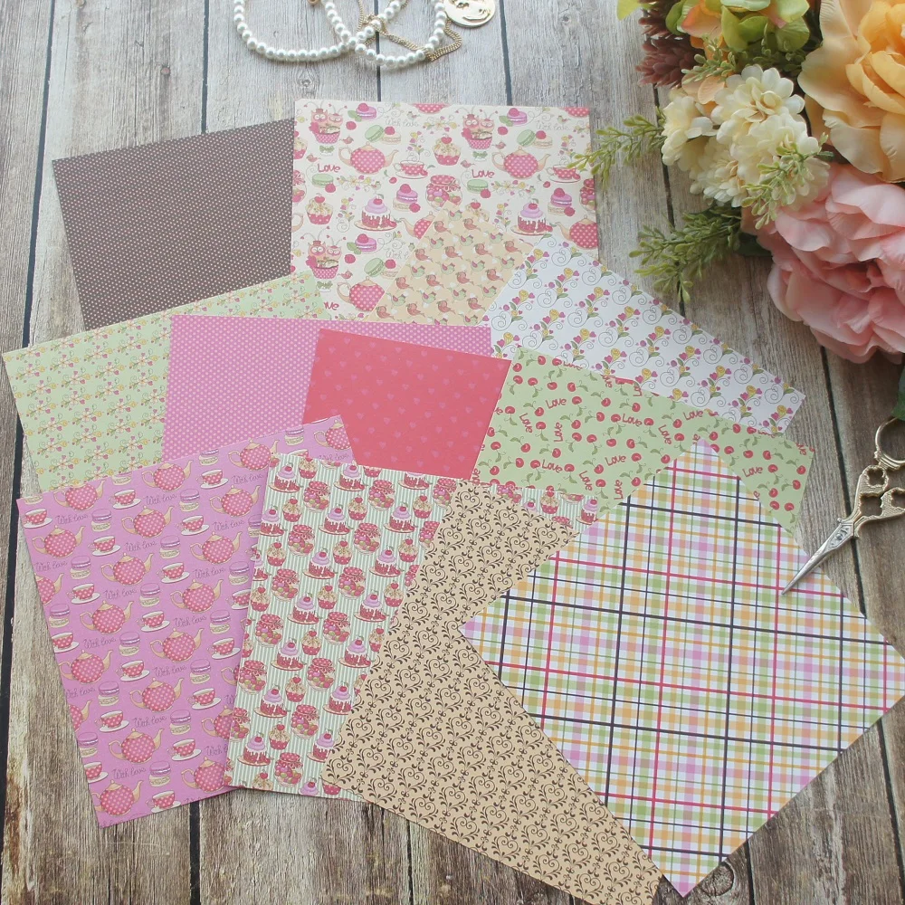 24 Sheets DIY 12 Style 15.2*15.2cm Tea Cupcake Theme Craft Paper As Scrapbooking Creative Paper DIY Handmade Gift Use
24 Sheets DIY 12 Style 15.2*15.2cm Tea Cupcake Theme Craft Paper As Scrapbooking Creative Paper DIY Handmade Gift Use
