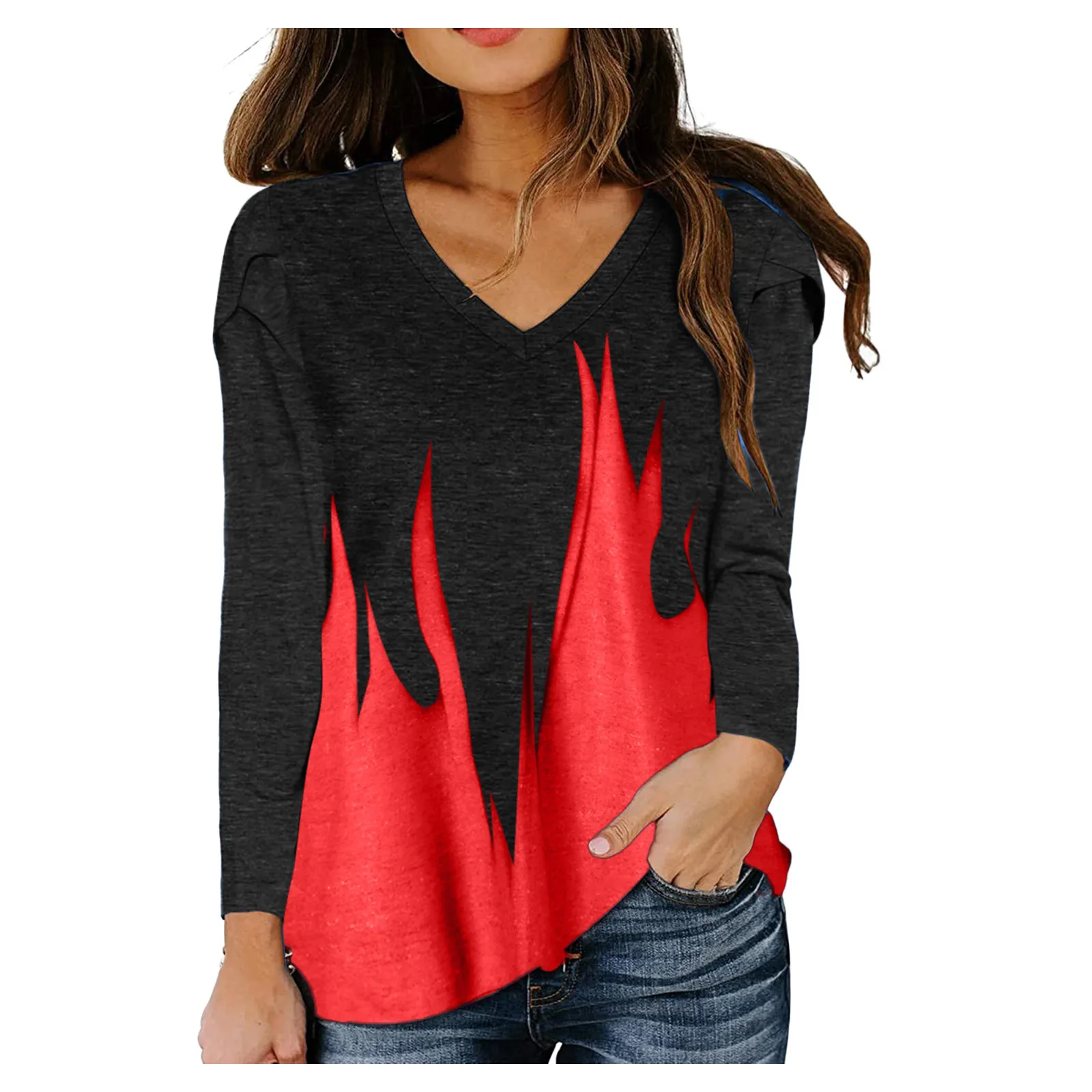 Plus Size For Womens Petal Sleeve Tops V Neck Blouses Casual Loose Print Basic Tunic Tshirt Big Size 2021 Womens Clothing
Plus Size For Womens Petal Sleeve Tops V Neck Blouses Casual Loose Print Basic Tunic Tshirt Big Size 2021 Womens Clothing