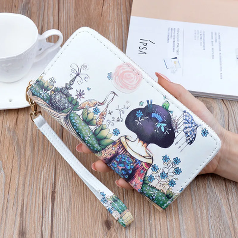 Female Wallet PU Leather Long Purse Zipper Cellphone Bag Cute Wallet High Quality Designer Wallet Women
Female Wallet PU Leather Long Purse Zipper Cellphone Bag Cute Wallet High Quality Designer Wallet Women