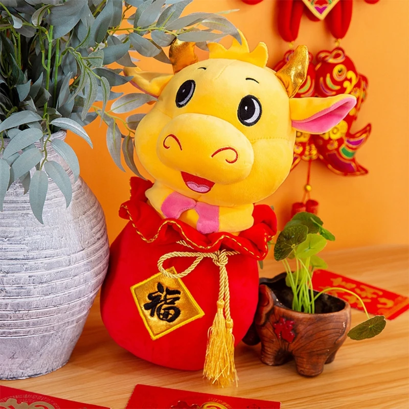 Chinese New Year Red Bull Decoration 2021 Year of The Ox Festival Decoration Mascot Auspicious Plush Cattle Plush Animal
Chinese New Year Red Bull Decoration 2021 Year of The Ox Festival Decoration Mascot Auspicious Plush Cattle Plush Animal