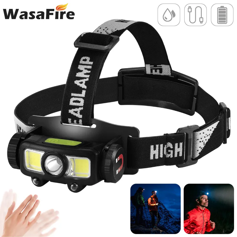 Portable IR Sensor Headlight USB Charging XPG+COB Headlamp Flashlight Outdoor Waterproof Magnetic Fishing Head Lamp 
Portable IR Sensor Headlight USB Charging XPG+COB Headlamp Flashlight Outdoor Waterproof Magnetic Fishing Head Lamp