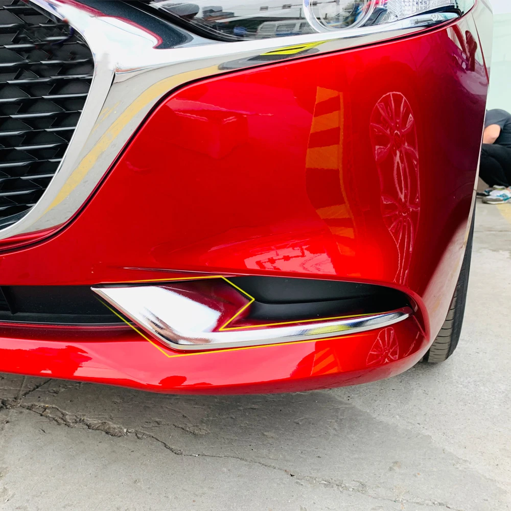For Mazda3 Axela 2020 Modified front fog lamp decorative bright strip Dedicated front fog lamp frame cover car styling 2PCS
For Mazda3 Axela 2020 Modified front fog lamp decorative bright strip Dedicated front fog lamp frame cover car styling 2PCS