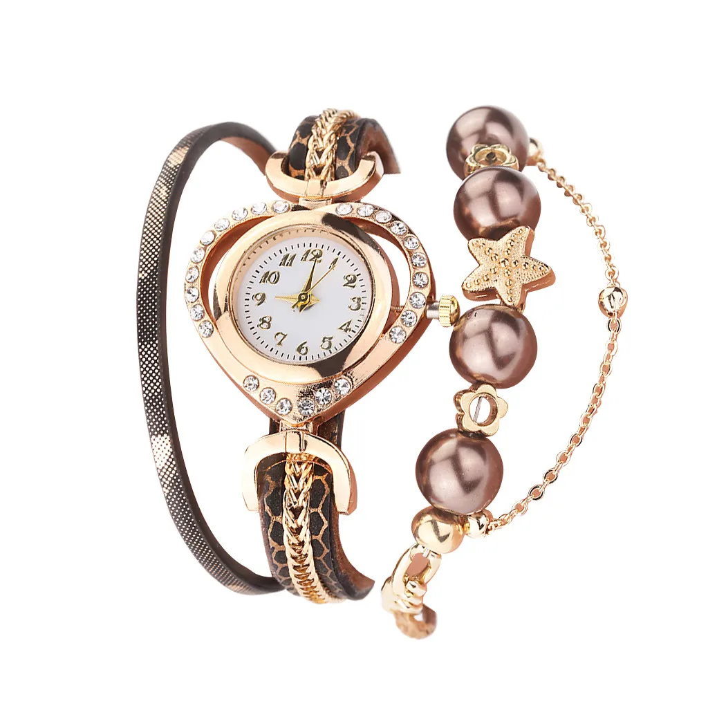 Ccq Women Watches Vintage Multi-bracelet Shining Pearl Bracelet Dial Analog Quartz Wrist Bracelet Watch
Ccq Women Watches Vintage Multi-bracelet Shining Pearl Bracelet Dial Analog Quartz Wrist Bracelet Watch