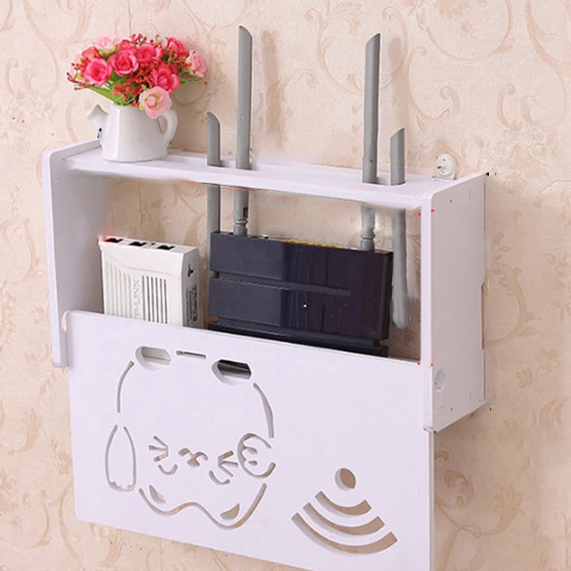 1PC Cable Router Storage Box Shelf Wall Hangings Bracket No Drill Cable Organizer Waterproof For Home Ornament Decoration
1PC Cable Router Storage Box Shelf Wall Hangings Bracket No Drill Cable Organizer Waterproof For Home Ornament Decoration