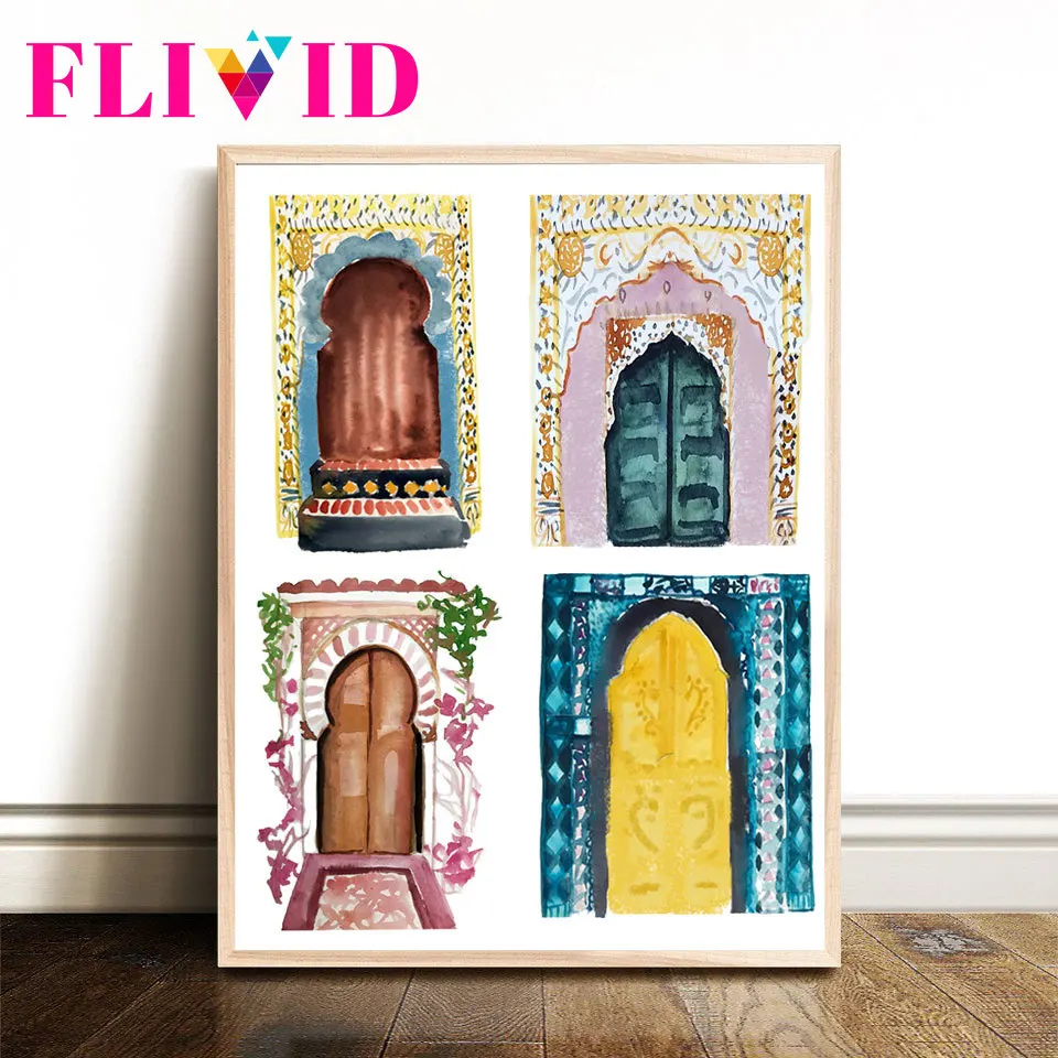 Colorful Watercolour Door Poster Wall Art Canvas Painting Nordic Poster Art Picture Wall Pictures For Living Room Unframed
Colorful Watercolour Door Poster Wall Art Canvas Painting Nordic Poster Art Picture Wall Pictures For Living Room Unframed
