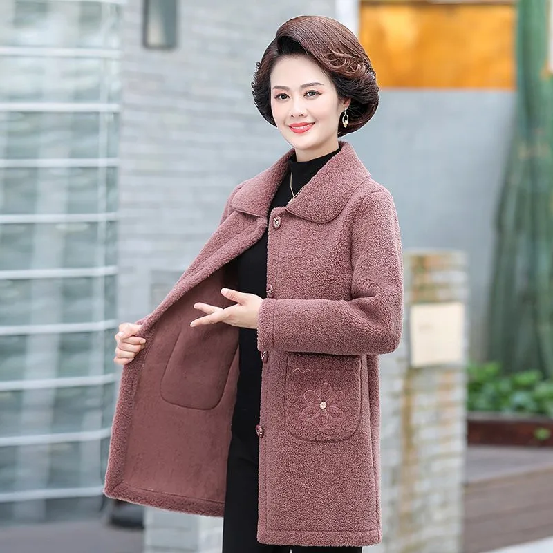 Autumn Winter Lambswool Coat Women Jacket Plus Size 5XL Warm Fleece Jackets Overcoat Casual Faux Lamb Wool Outwear Femme
Autumn Winter Lambswool Coat Women Jacket Plus Size 5XL Warm Fleece Jackets Overcoat Casual Faux Lamb Wool Outwear Femme