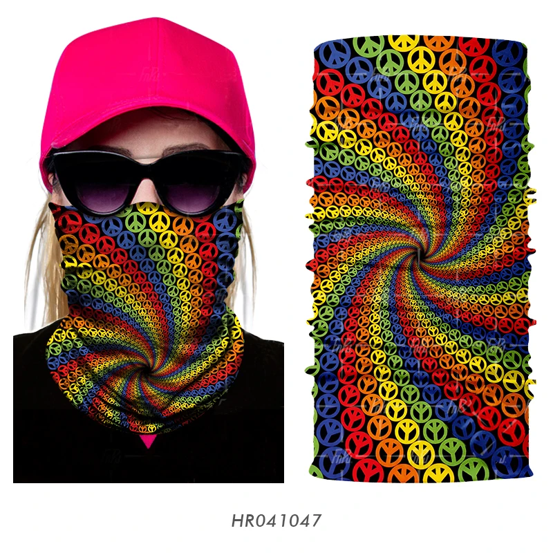 3D бесшовный модный волшебный шарф труба шеи Бандана с изображением масок для