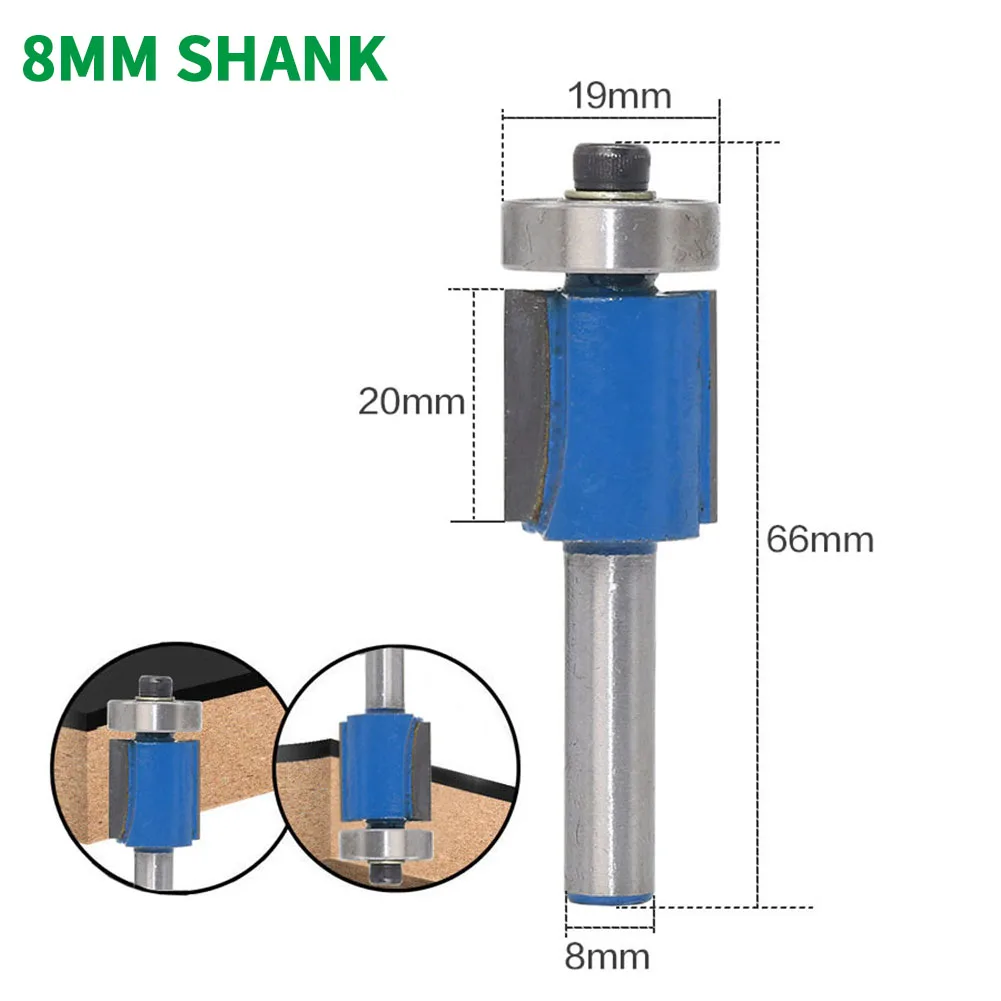 1PC 8MM Shank Milling Cutter Wood Carving Height X 3/4" Diameter Flush Trim Router Bit Milling Cutter For Wood Electric Woodwork
1PC 8MM Shank Milling Cutter Wood Carving Height X 3/4" Diameter Flush Trim Router Bit Milling Cutter For Wood Electric Woodwork
