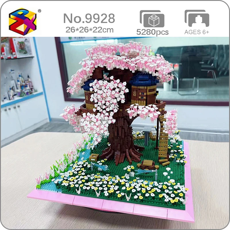 PZX 9928 World Architecture Sakura Tree House Flower Garden Lake Mini Diamond Blocks Bricks Building Toy for Children no Box
PZX 9928 World Architecture Sakura Tree House Flower Garden Lake Mini Diamond Blocks Bricks Building Toy for Children no Box