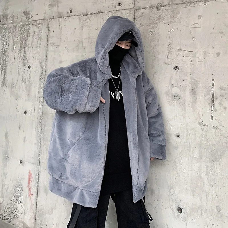 Autumn Winter Men's Fashion Lamb Wool Jacket Solid Color Big Size Thicken Male Harajuku Parkas Hooded Women's Warm Coat
Autumn Winter Men's Fashion Lamb Wool Jacket Solid Color Big Size Thicken Male Harajuku Parkas Hooded Women's Warm Coat