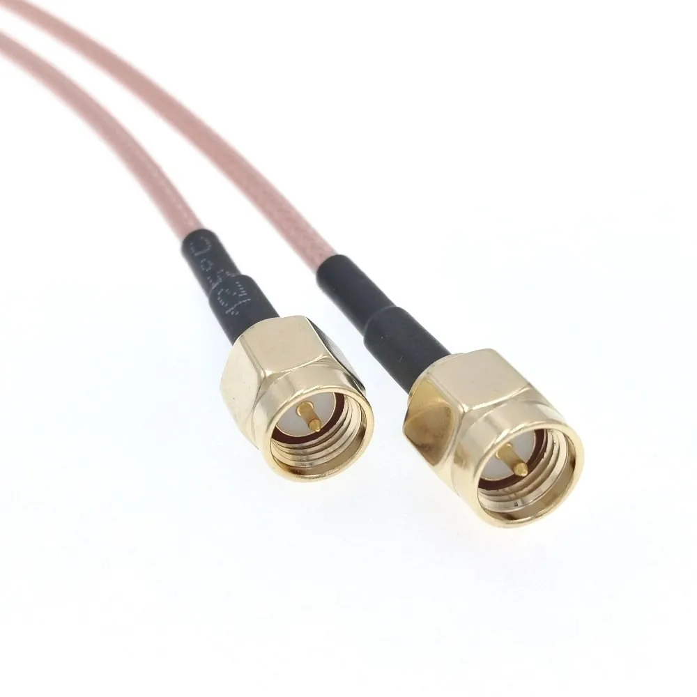 10pcs SMA Male To SMA Male Plug RF Pigtail Coaxial Jumper Cable RG316 15CM 20CM 30CM
10pcs SMA Male To SMA Male Plug RF Pigtail Coaxial Jumper Cable RG316 15CM 20CM 30CM