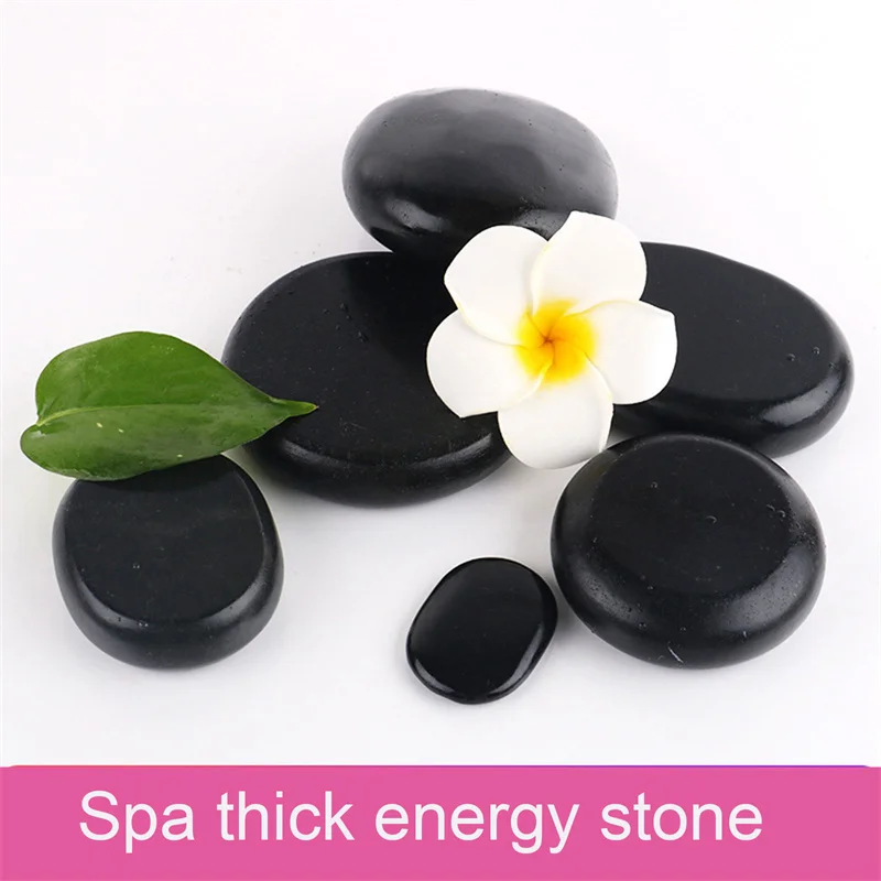 

New style Portable Natural Energy Massage Stone Set Hot SPA Rocks Basalt Stone 3*4cm Size Therapy Stone Pain Relief Health Care