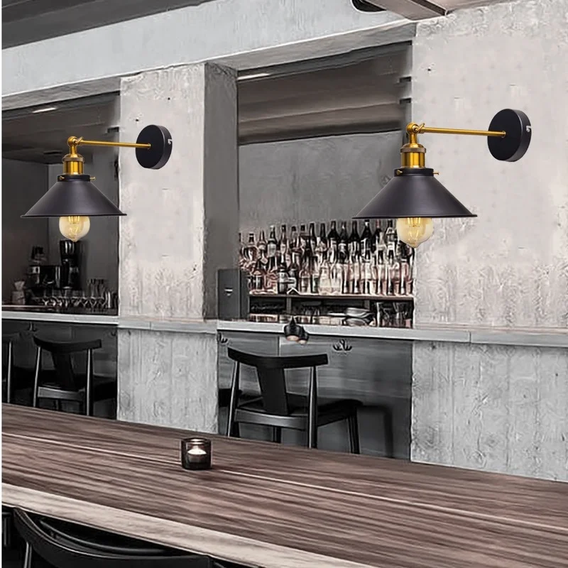Retro Industrial Minimalist Style Wall Lamp E27 Indoor Bedroom Bathroom Balcony Bar Aisle Lights Living Room Decoration
Retro Industrial Minimalist Style Wall Lamp E27 Indoor Bedroom Bathroom Balcony Bar Aisle Lights Living Room Decoration