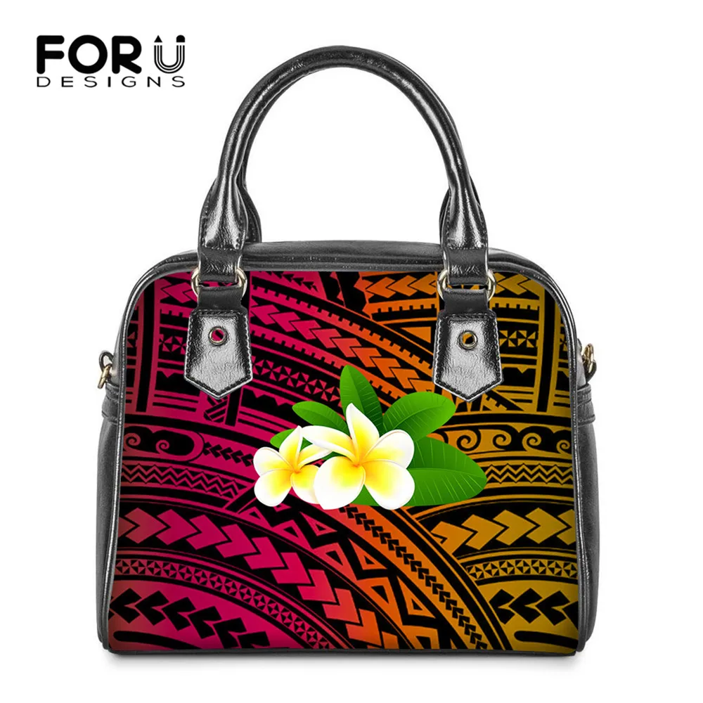 FORUDESIGNS Hawaiian Tribe And Plumeria Pattern Fashion Women's Leather Crossbody Bag Female Party Tote Bags Shopper Sac A Main
FORUDESIGNS Hawaiian Tribe And Plumeria Pattern Fashion Women's Leather Crossbody Bag Female Party Tote Bags Shopper Sac A Main