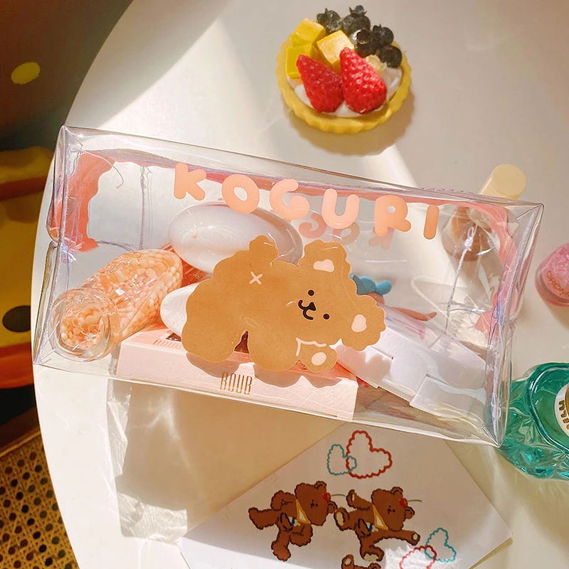 Makeup bag cartoon ins wind net red large-capacity cosmetic bag letter bear transparent storage bag waterproof storage bag
Makeup bag cartoon ins wind net red large-capacity cosmetic bag letter bear transparent storage bag waterproof storage bag
