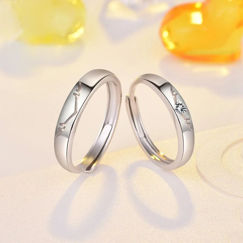 925 Sterling Silver Ring Korean Creative Hand Ornament Antler Ring Open Love Couple Ring
925 Sterling Silver Ring Korean Creative Hand Ornament Antler Ring Open Love Couple Ring