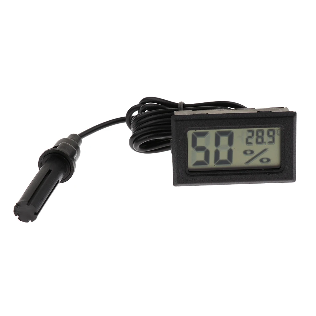 Digital LCD Thermometer Hygrometer Humidity Temperature Tester Home, Temperature Measurement Range -50 ℃- 70℃
Digital LCD Thermometer Hygrometer Humidity Temperature Tester Home, Temperature Measurement Range -50 ℃- 70℃